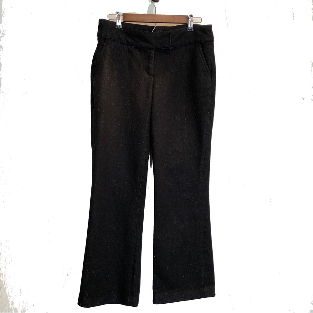 Nicole Miller Y2K Wide Leg Speckled Dots Party Confetti Pants 8 Jeans Vtg Boho